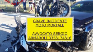 Incidente moto camion ferito grave o morto risarcimento