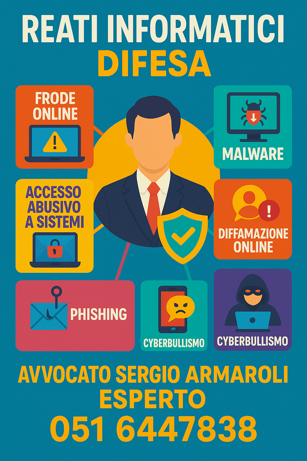 Avvocato penalista a Bologna, Imola, Ravenna e Forlì: difesa nei reati informatici